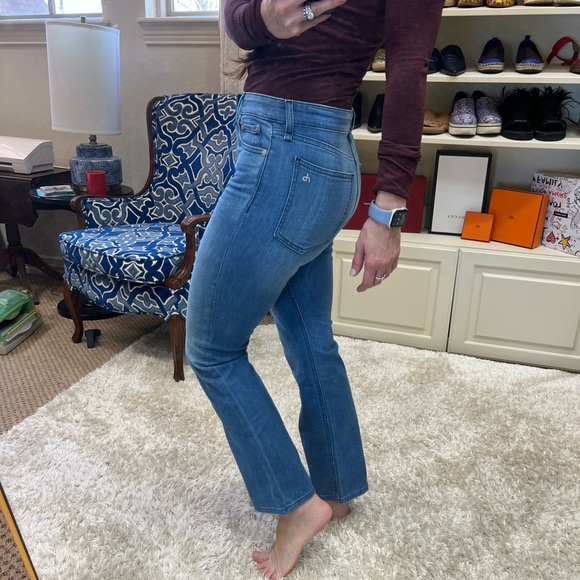 NWT✨rag & bone Nina High-Rise Ankle Flared Jeans - Picture 2 of 8